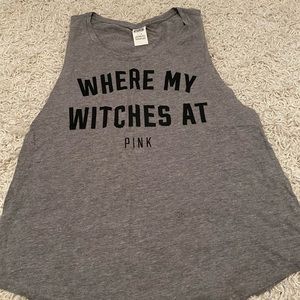 Pink - Halloween muscle tank